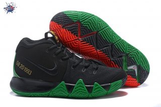 Meilleures Nike Kyrie Irving IV 4 Noir Vert Rouge