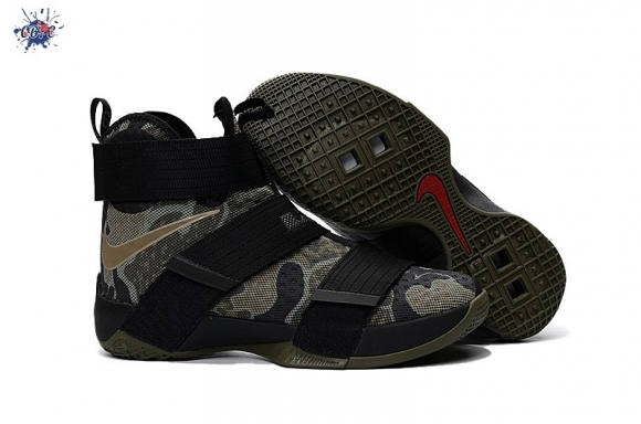Meilleures Nike Lebron Soldier X 10 Camo Olive