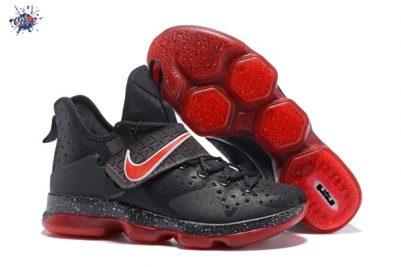 Meilleures Nike Lebron XIV 14 Noir Rouge