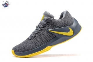 Meilleures Nike Zoom Clear Out Low Gris Jaune