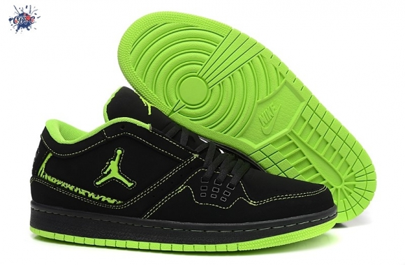 Meilleures Air Jordan 1 Fluorescent Vert Noir