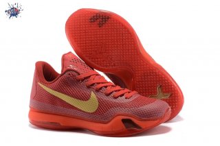 Meilleures Nike Zoom Kobe 10 Rouge Or