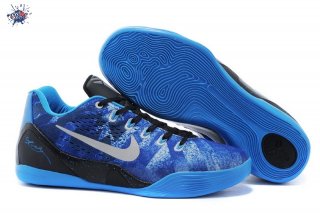 Meilleures Nike Zoom Kobe 9 Elite Foncé Bleu Noir