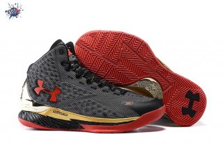 Meilleures Under Armour Curry 2 Noir Rouge Or